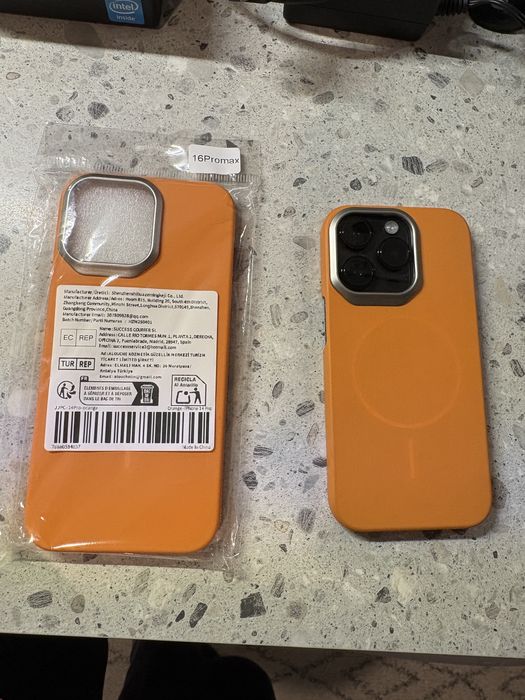 Husa apple iphone 16 pro max orange