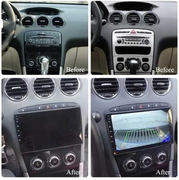 PEUGEOT 308 2008/2016, 408 2007 /2013, 9''андроид навигация BLACK,9657