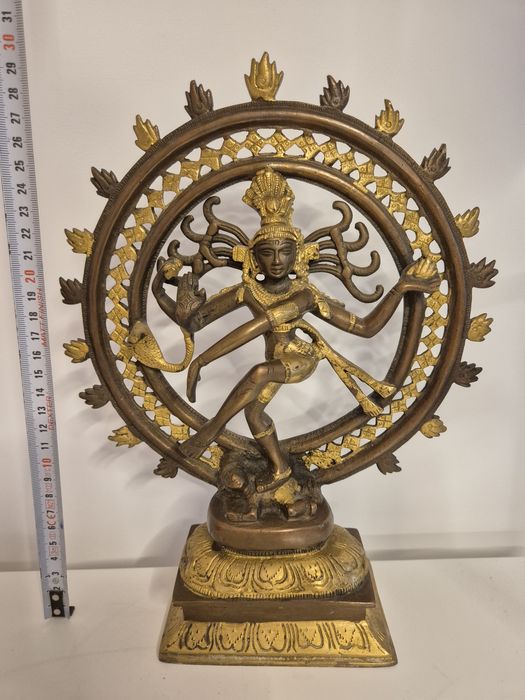 Statueta Shiva Nataraja din bronz, 30 cm, 2323 gr