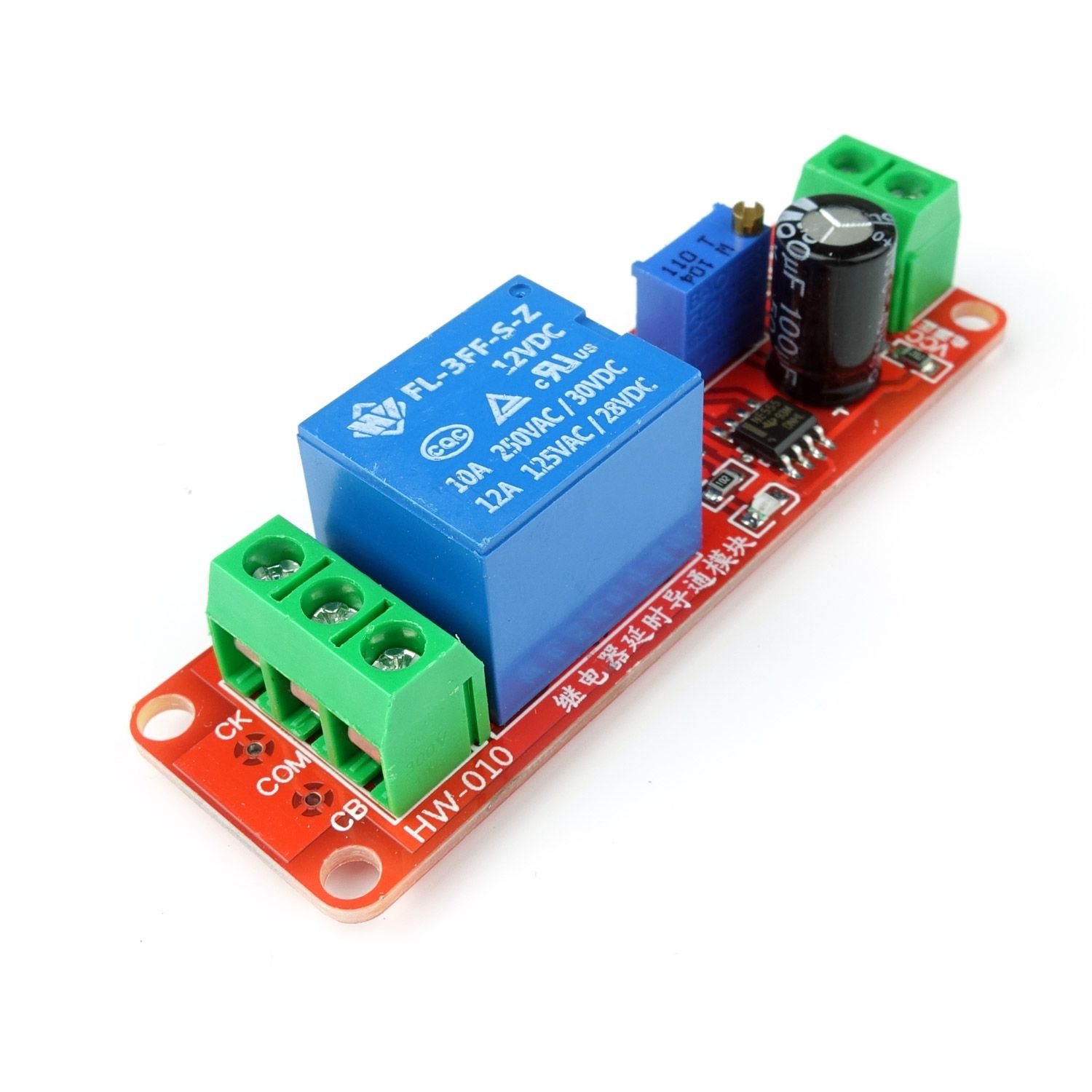 Реле за време NE555 12V 10A