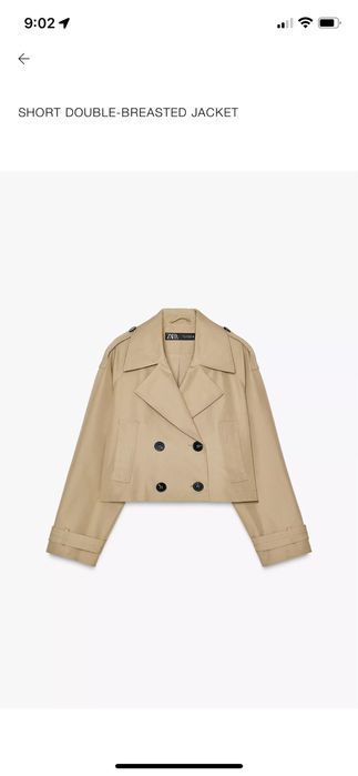 Тренч Zara, размер XS