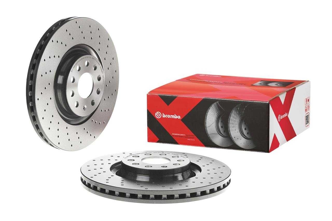 Оригинальный Тормозной диск Brembo Xtra для Skoda Kodiaq (Италия)