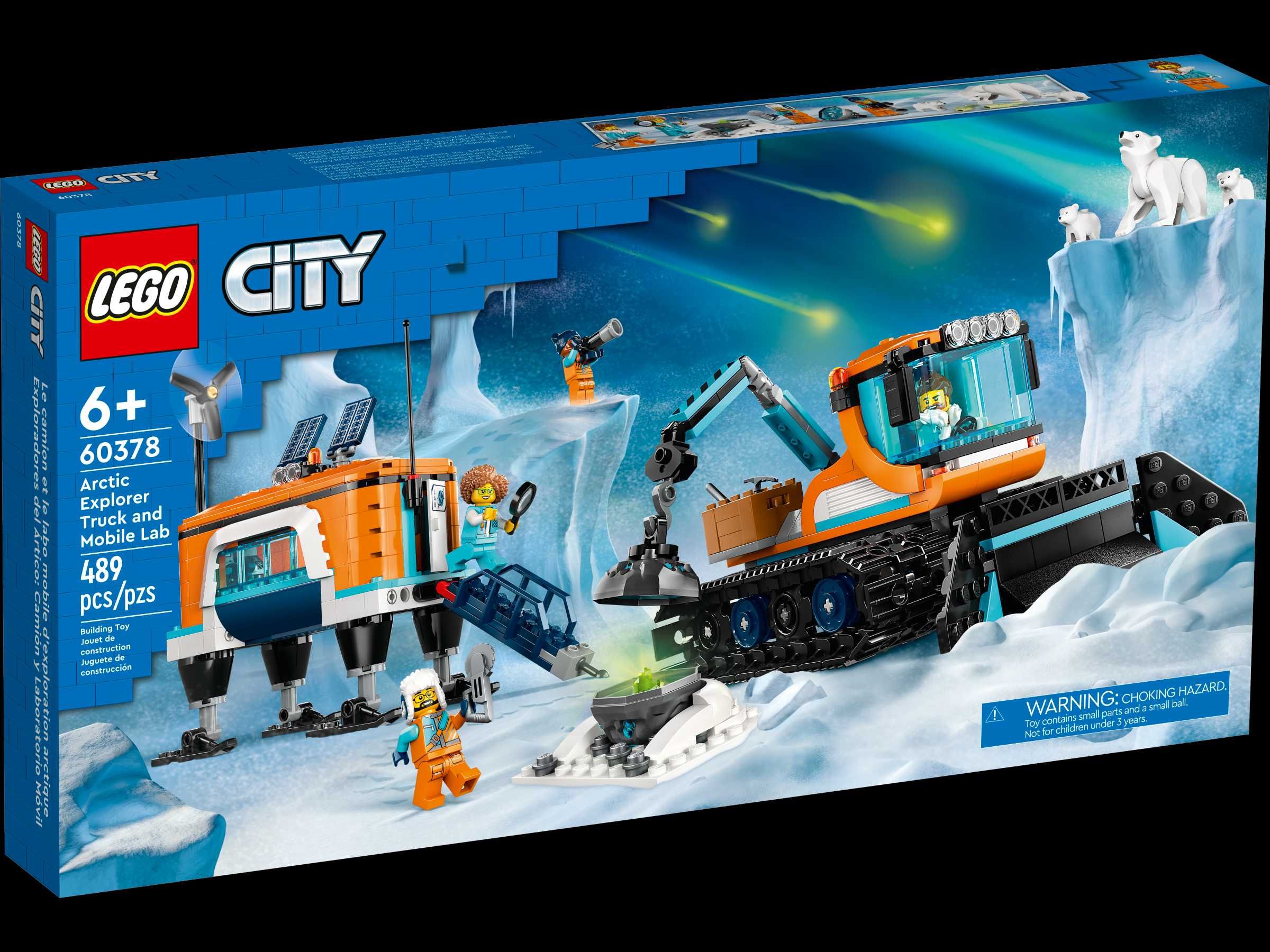 LEGO Сити - Арктическа мобилна лаборатория - (489 'части) (ЧИСТО НОВО)