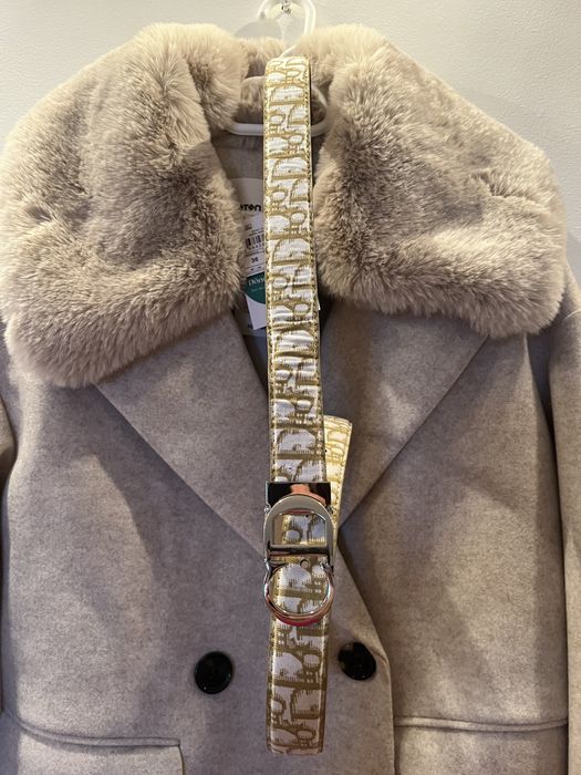 Palton elegant cu curea