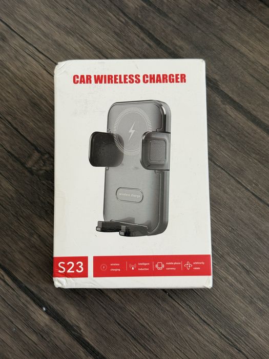 Suport Auto Telefon cu Încărcare Wireless Fast Charging
