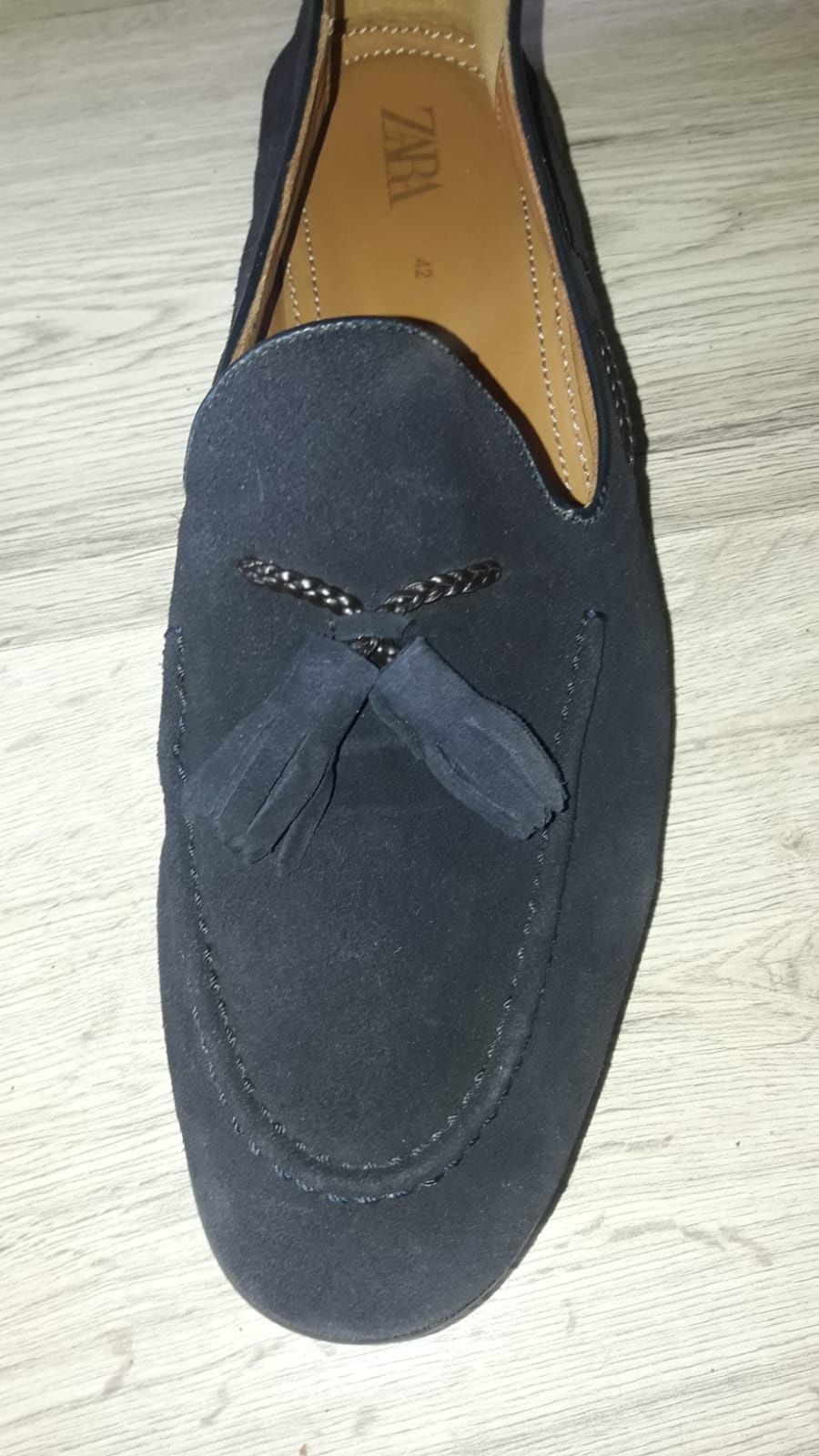Pantofi Zara Bărabați (piele întoarsă)