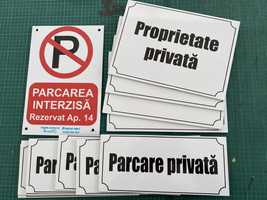 Placa parcare. Nu parcati. Parcare privata