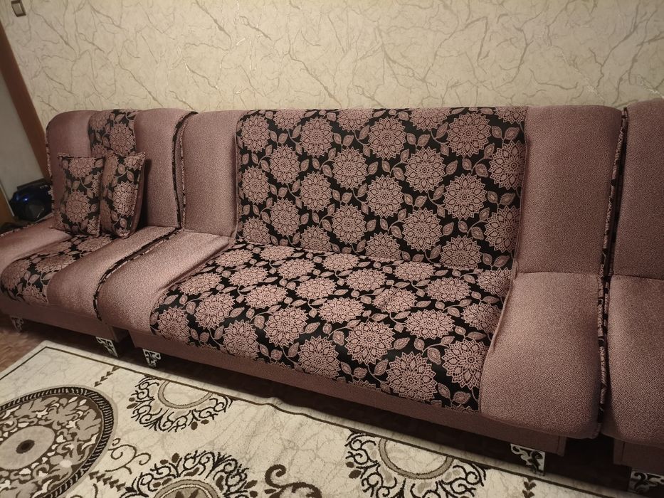 Мягкий уголок диван и кресло