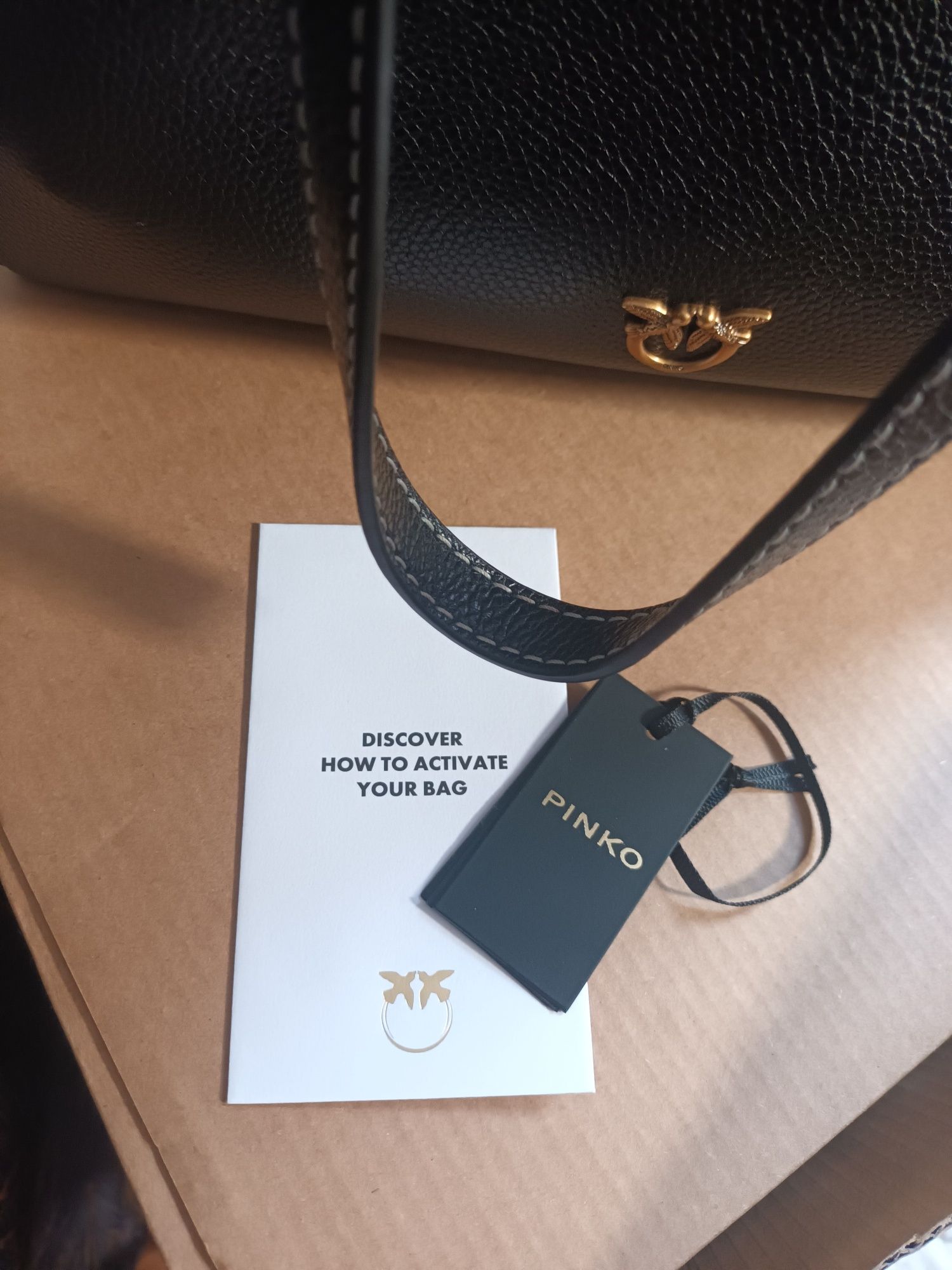 Черна чанта Pinko