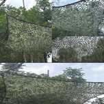 Камуфлажна Тента Сенник с въжета 2/1,50, 2/3 м платнище мрежа за сянка