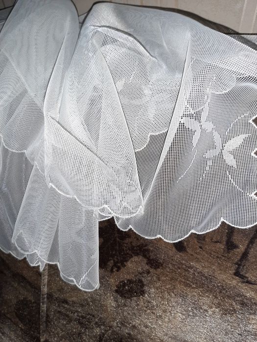 Плат за завеса 100% памук; Плат - Панама; Три броя карета от тюл