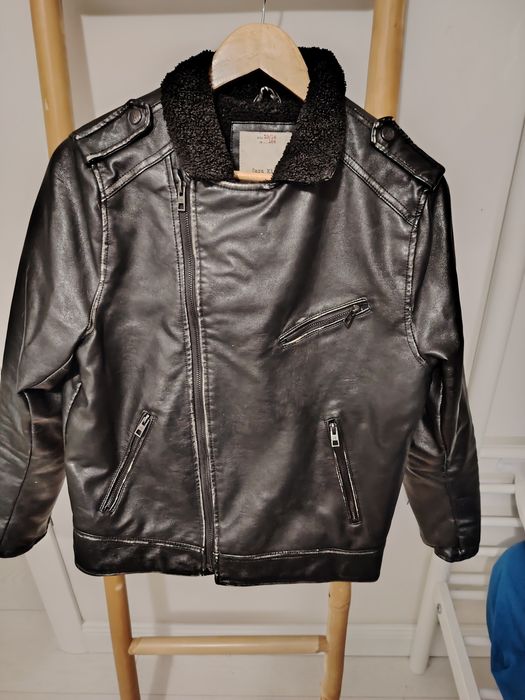 Geacă imitație piele pentru copii