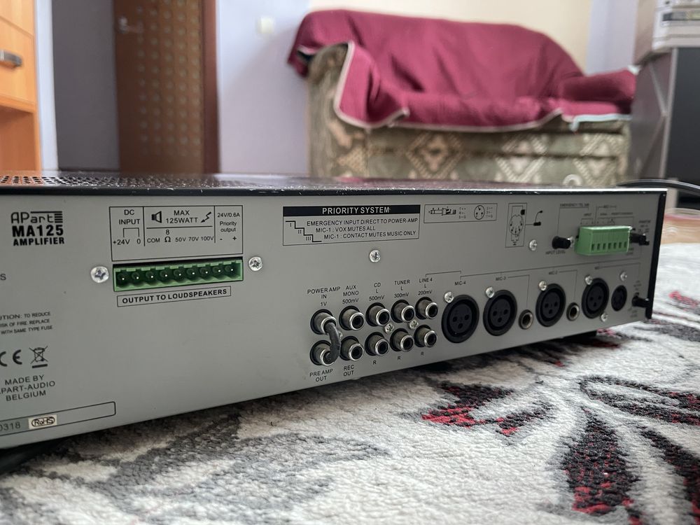 Уселитель apart ma125 amplifier