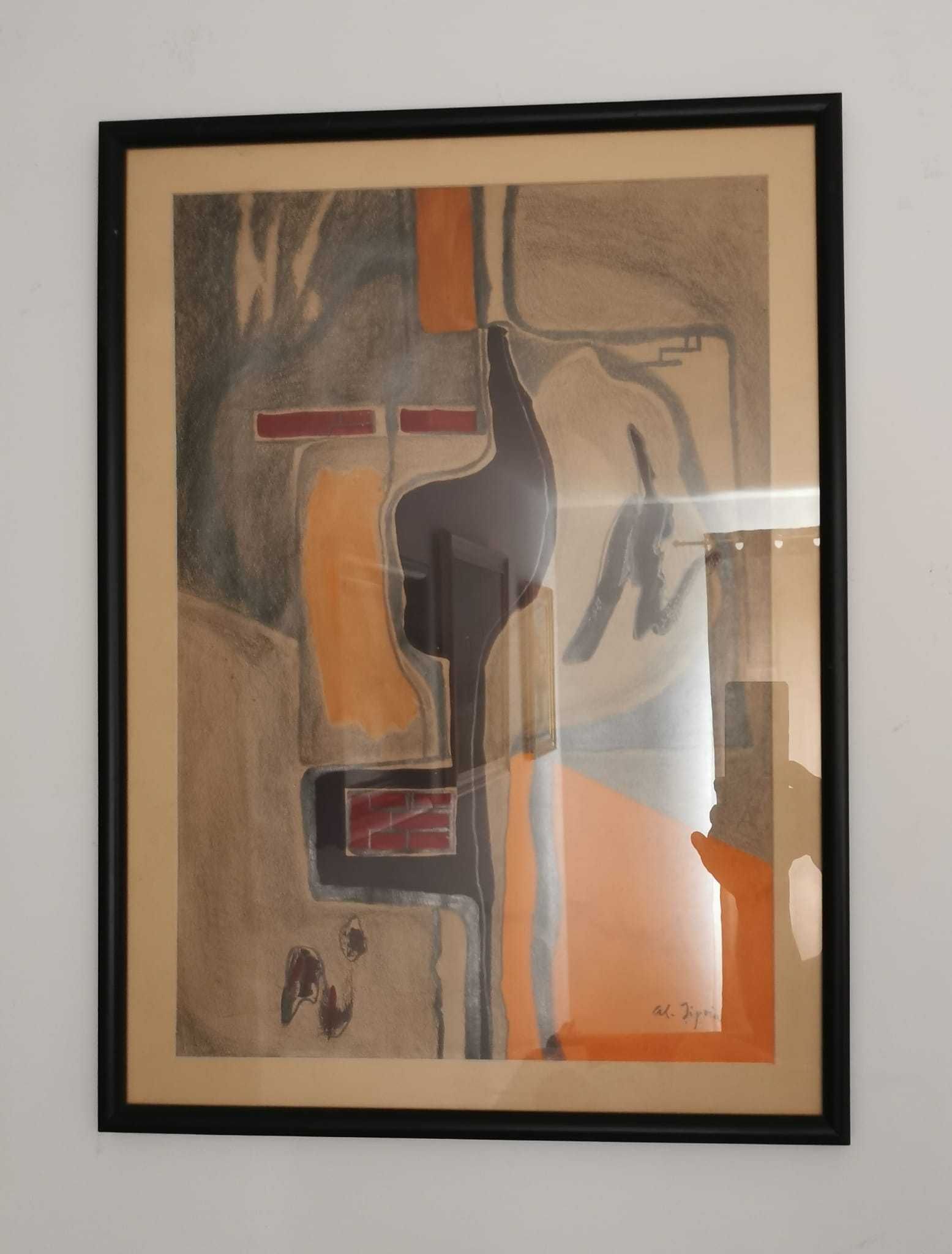 Tablou Pictura Alexandru Tipoia - Compozitie Abstractata