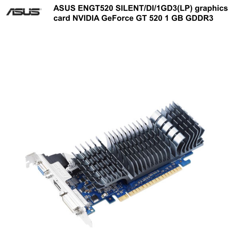 Видеокарта Assus GeForce GT520 1GB DDR3