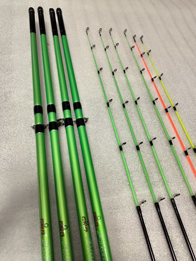 SET 4 Lansete Feeder Dunare FL AQUA FORCE 200g 3.00m NEW 2024