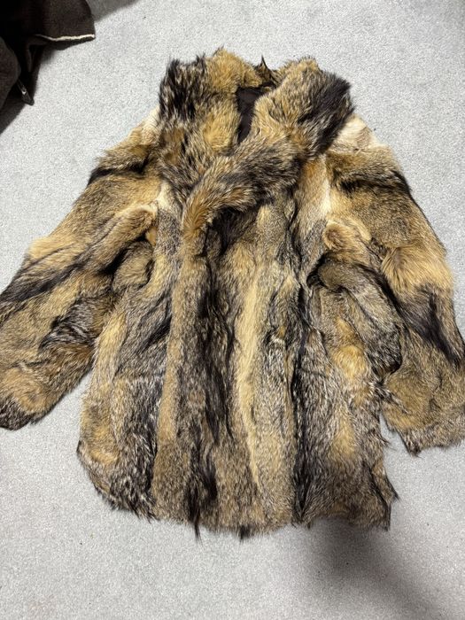 Blana naturala de coiot marimea M
