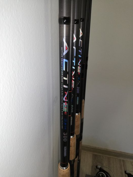 SET 4 Lansete ACTIVE Robinhan 3.0m + 4 Mulinete FL EFB 6000