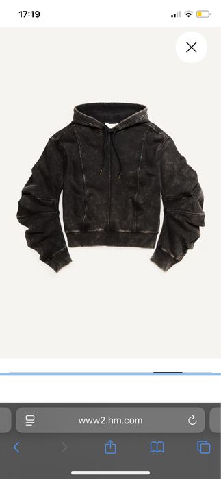 Hanorac Glenn Martens x h&m , marimea s, nou, cu eticheta