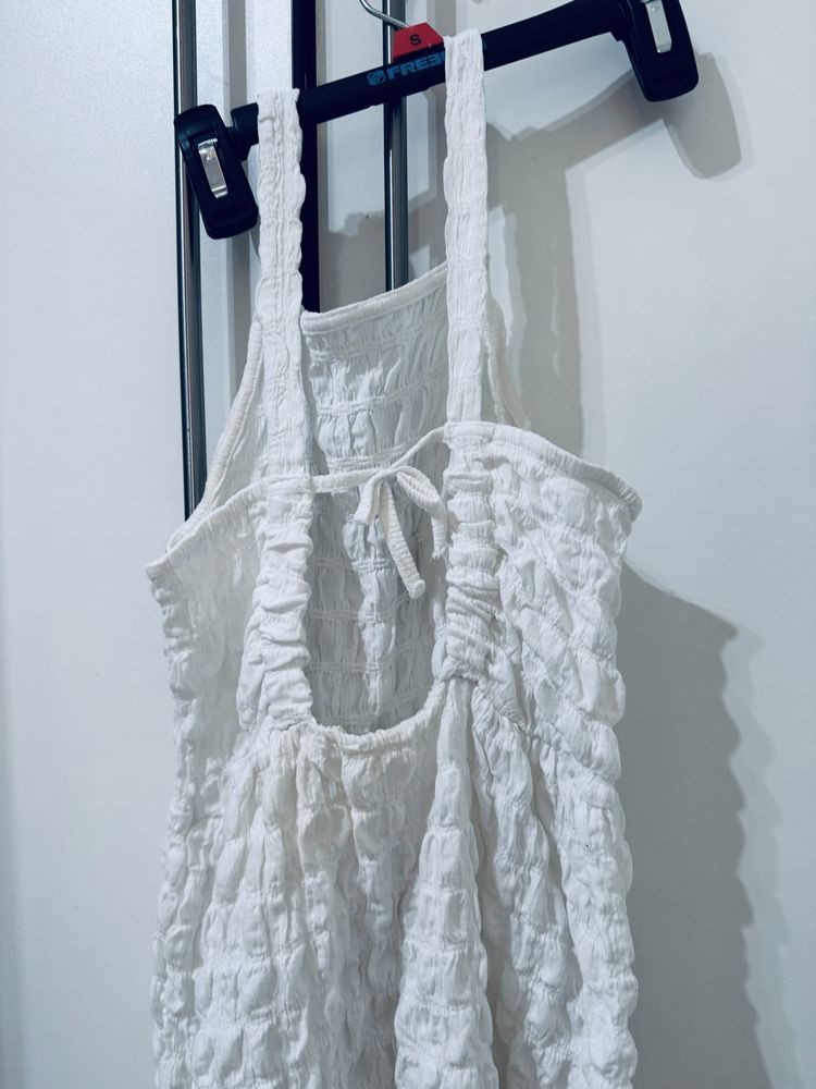Лятна бяла рокличка на ZARA kids ръст 146-152