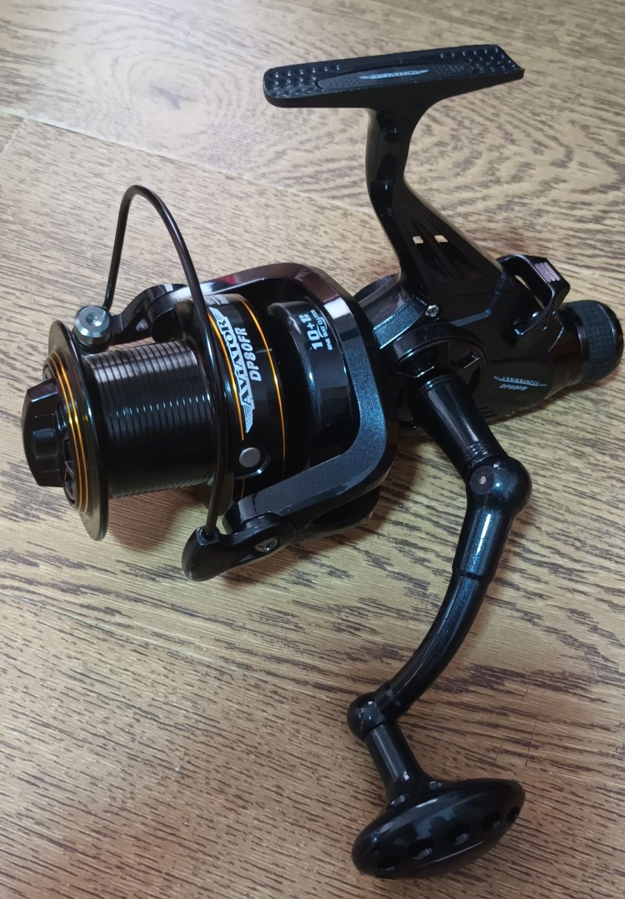 SET 3 Mulinete AVIATOR DP80 10+1 Rulmenti cu BaitRunner