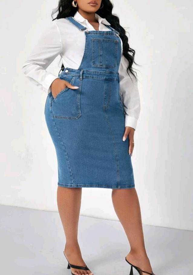 Orice Marime ! Gama larga Modele  Sarafane Blugi stretch Denim