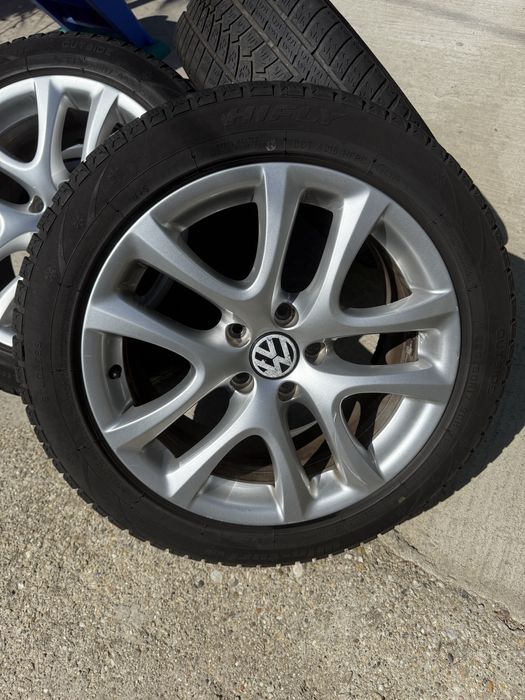 Jante originalale vw passat 225/50 R17,cauciucuri Hifly M+S 80%