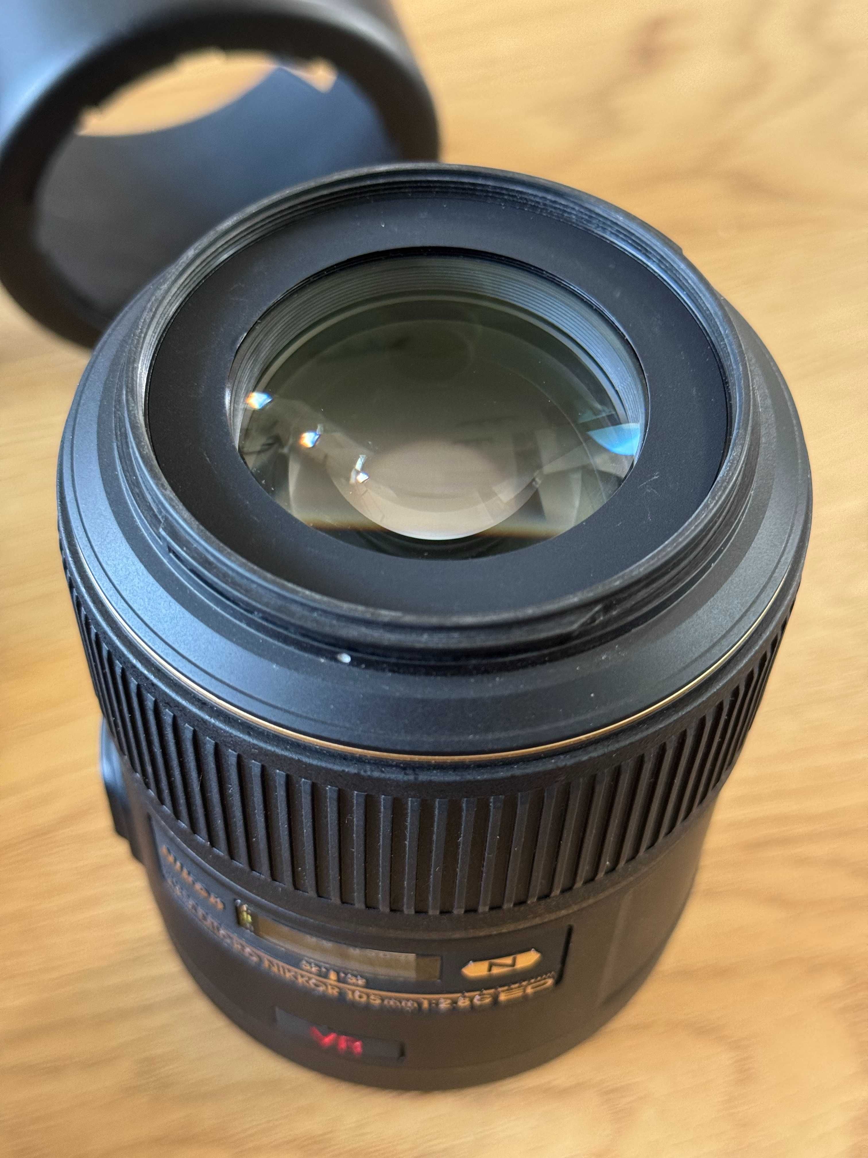 Обектив Nikon AF-S VR Micro-Nikkor 105mm f/2.8G IF-ED