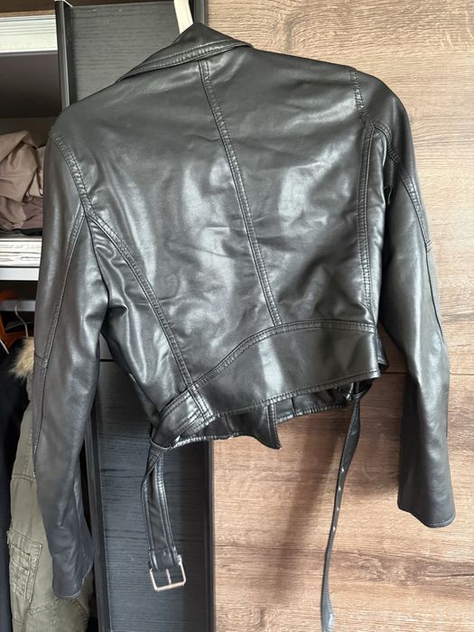 Кожено яке pull and bear