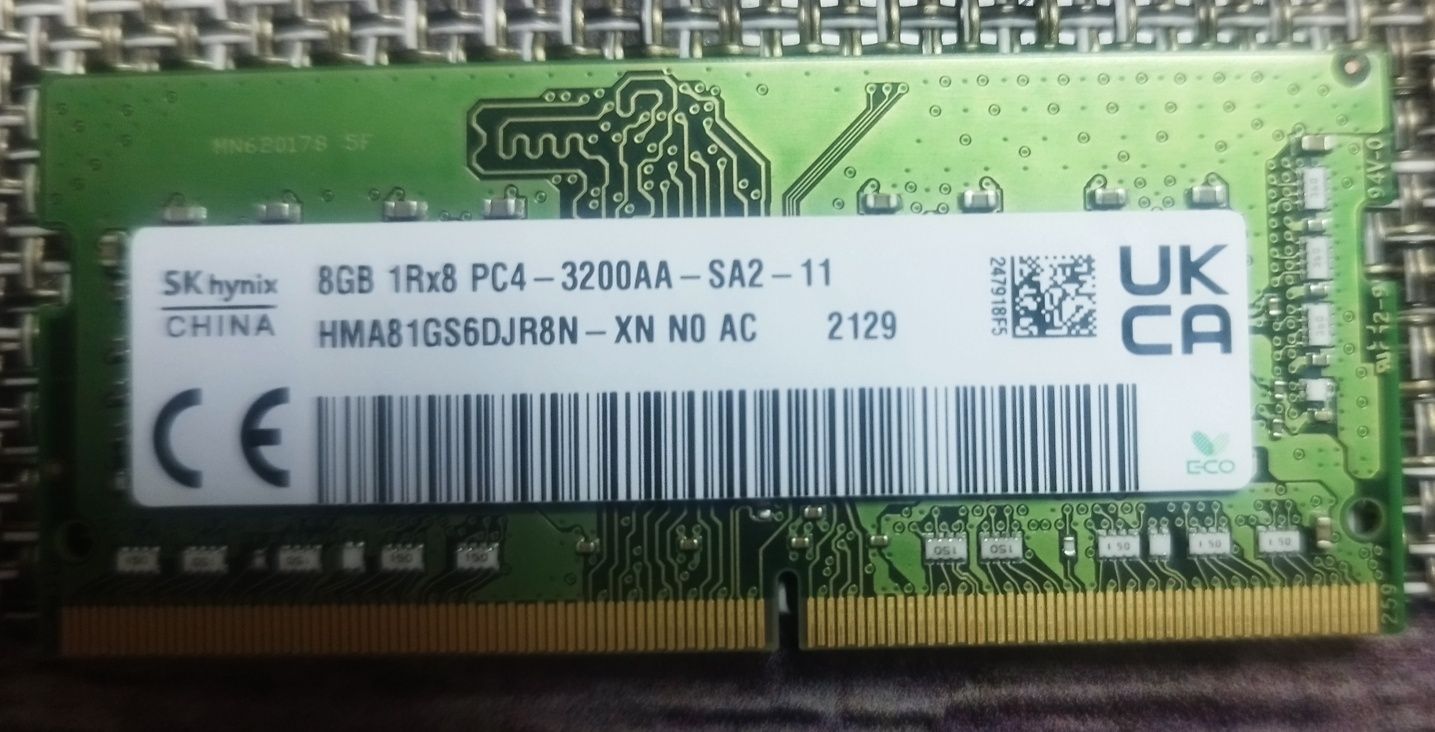 Оперативная память SO-DIMM DDR4 8GB 3200