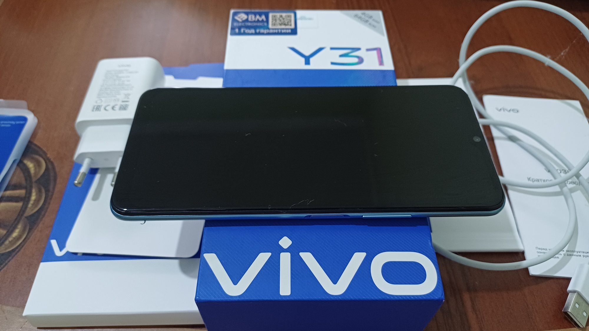 VIVO Y31, 5000 мАч аккумлятор, 48 Мп камера