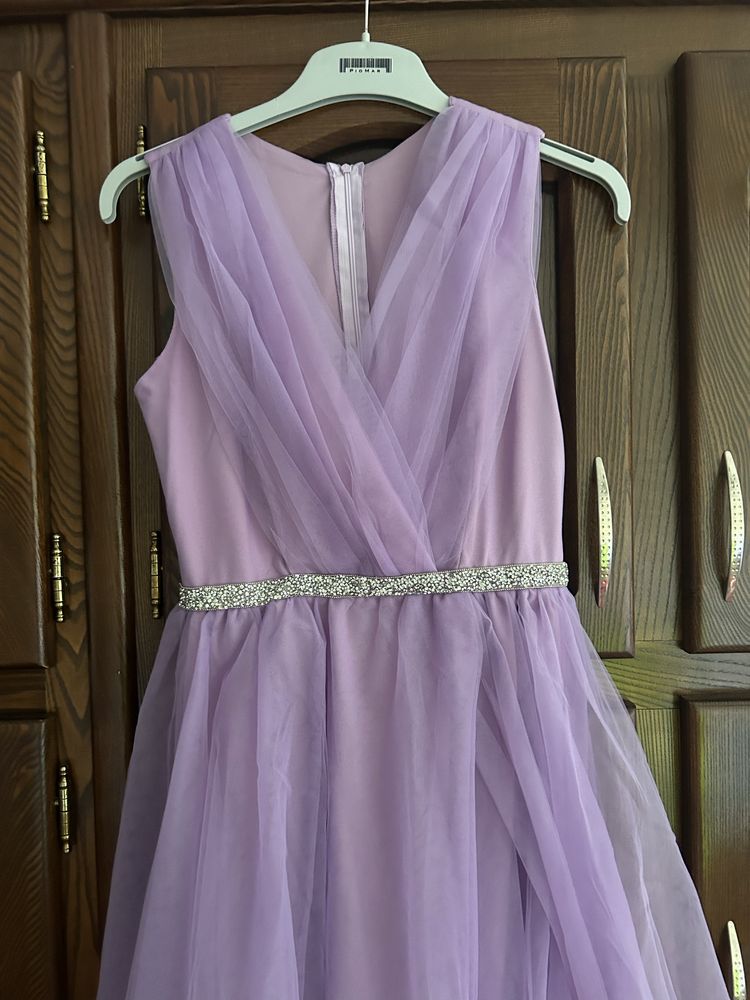 Rochie lunga voguesta lila