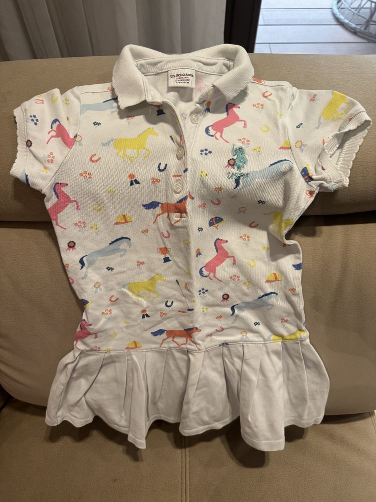 Детска рокля Polo Ralph lauren 5 г, U.S. Polo и Okaidi