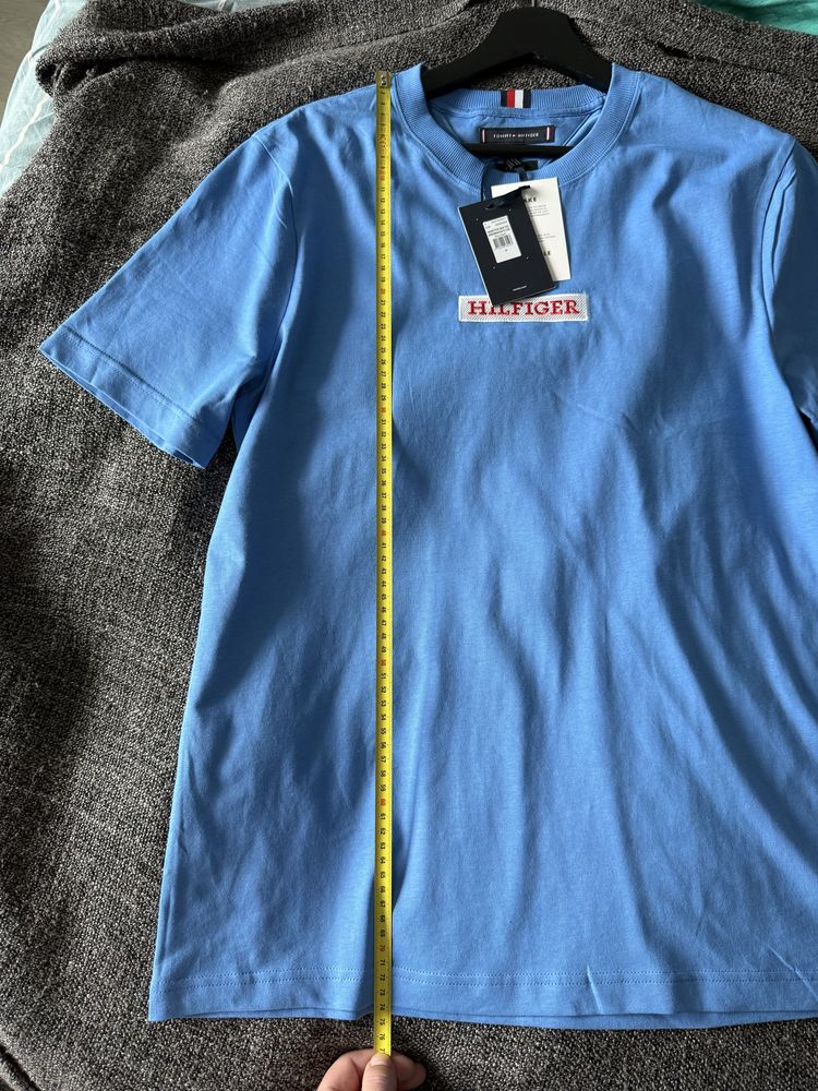 Tommy Hilfiger monotype box tricou albastru marimea M nou original