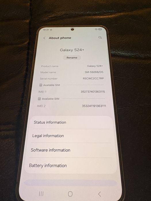 Samsung S 24 plus 512 Gb
