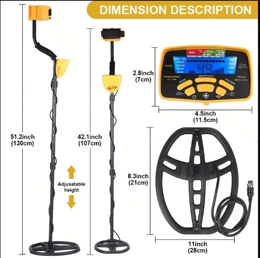 metal detector. metalloiskatel. TC500