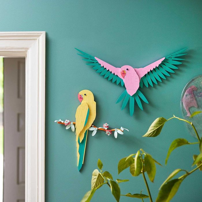 LEGO Art The Fauna Collection, папагали ара, конструктор за сглобяване