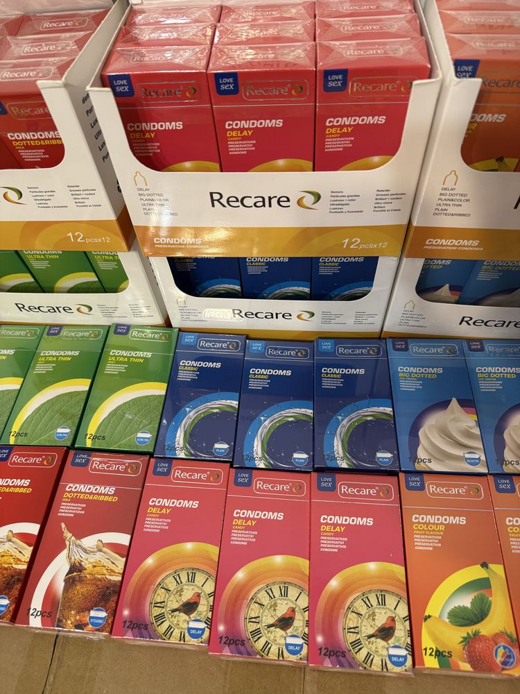 Set 144 prezervative Recare Dotted and Ribbed Cola, Durex, Love