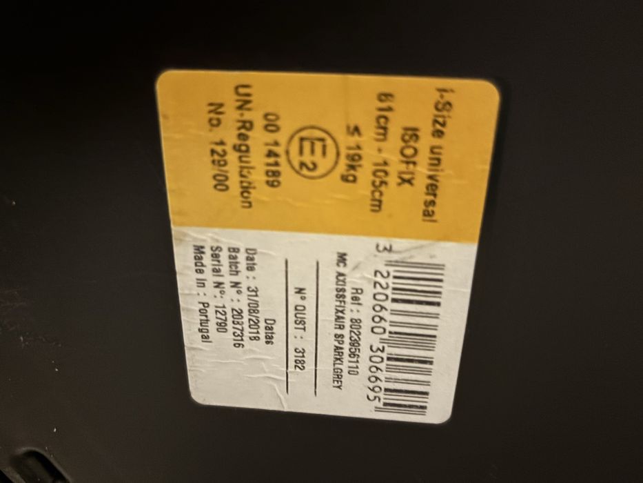 Maxi Cosi scaun auto AXISSFIX AIR i-Size