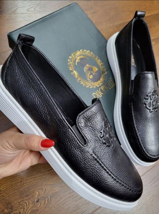 Мужской лофер  naturalniy koja.46 размер