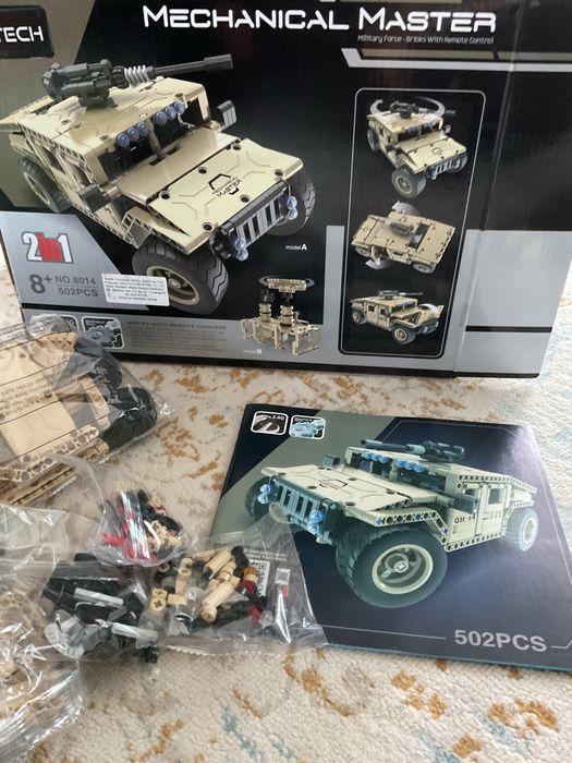 Set de constructie Mechanical Master mașinuța cu motor și telecomandă