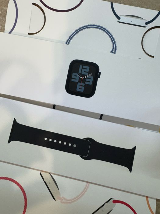 Apple Watch SE (2023), GPS, Carcasa Midnight Aluminium 40mm