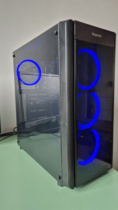 PC Gaming + Monitor + Periferice – GTX 1050 Ti, 8 GB RAM