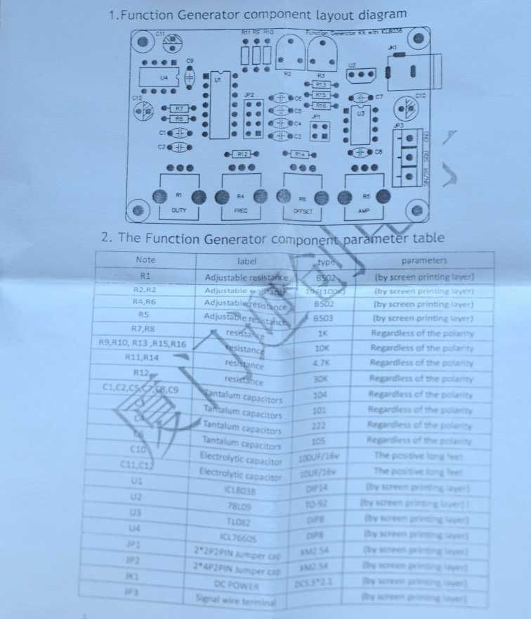 Генератор сигналов, набор «сделай сам», 5 Гц ~ 400 кГц на ICL8038