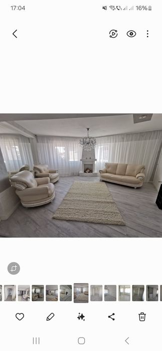 Vand canapea și 2 fotolii