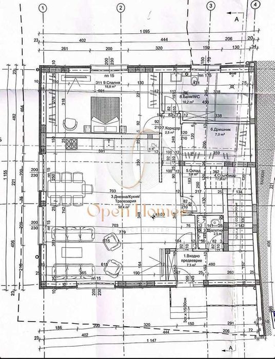 Новострояща се къща в гр. Раковски