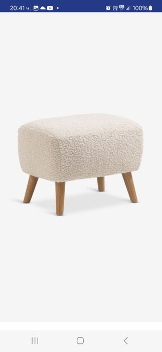 Продавам чисто нов фотьойл с табуретка