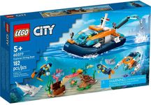 НОВО LEGO City 60377 - Изследователска лодка за гмуркане