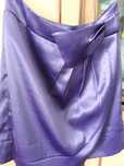 Fusta satin lucios culoare mov