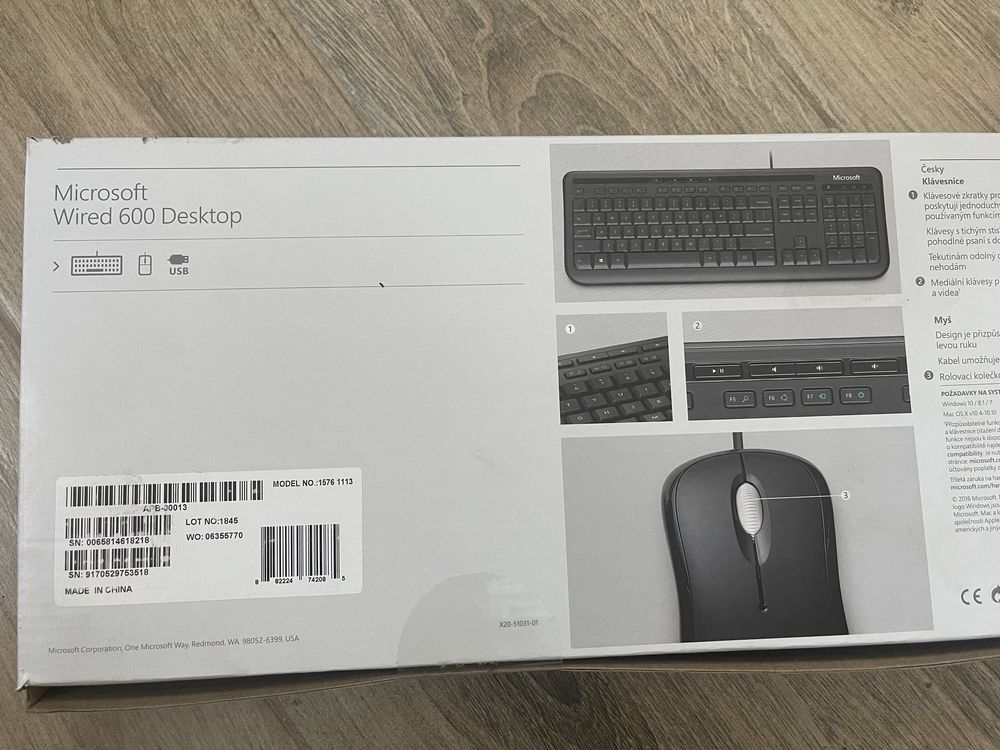 Tastatura + mouse Microsoft 600 noi sigilate